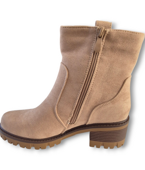 khaki boots glitter